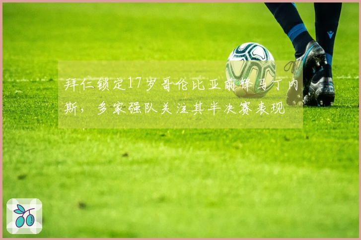 拜仁锁定17岁哥伦比亚前锋马丁内斯，多家强队关注其半决赛表现